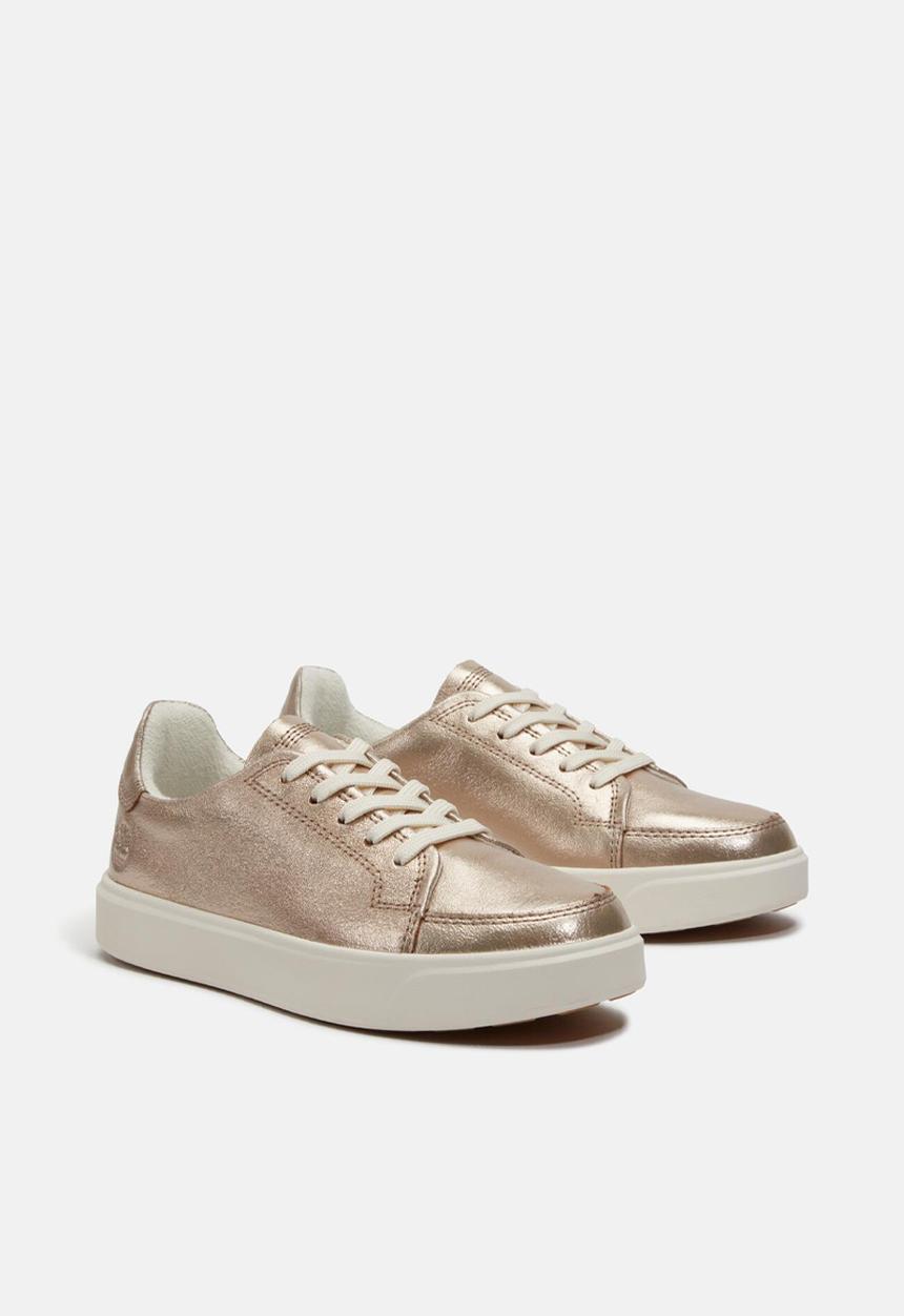 Timberland - Emerson street low lace sneaker - gold metallic