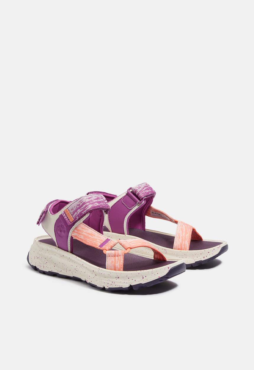 Timberland - Motion dune backstrap sandal - natural webbing w lt pink
