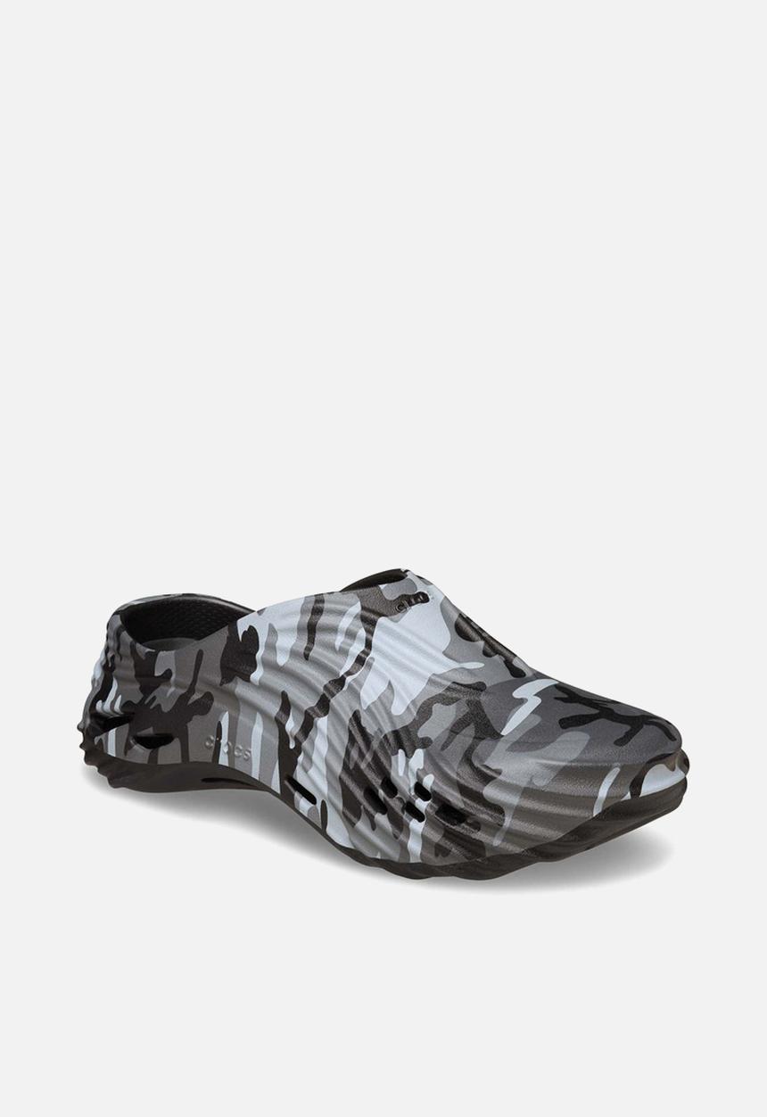 Crocs - Echo Camo Wave - Black/Slate Grey