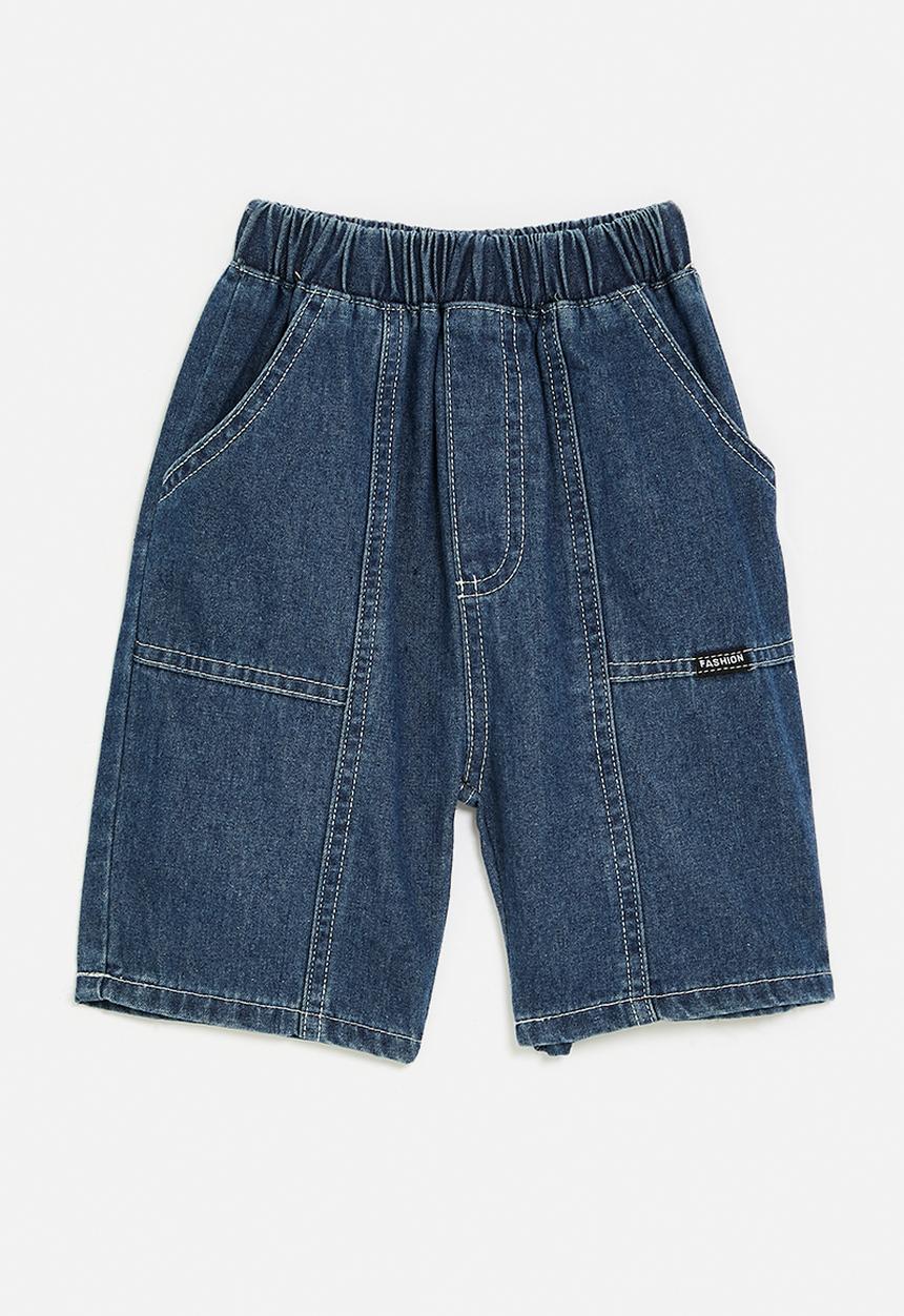 Pop Candy - Denim shorts - navy denim
