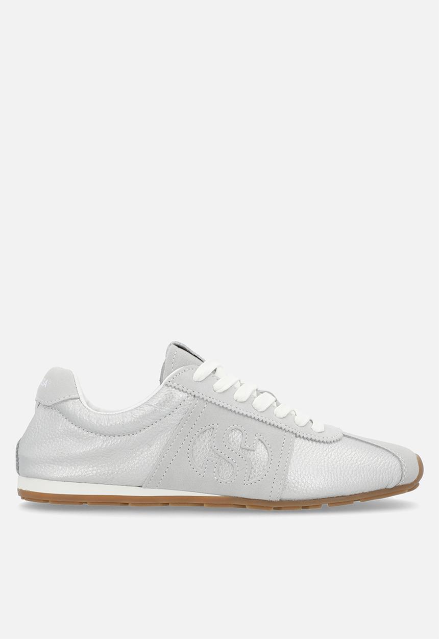 SUPERGA - Vesta ballerina sneaker - silver & lt grey