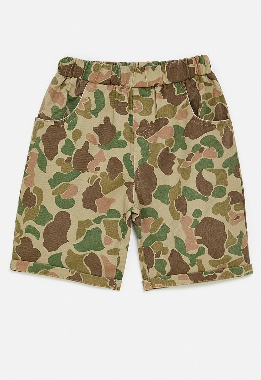 Pop Candy - Camo shorts - multi