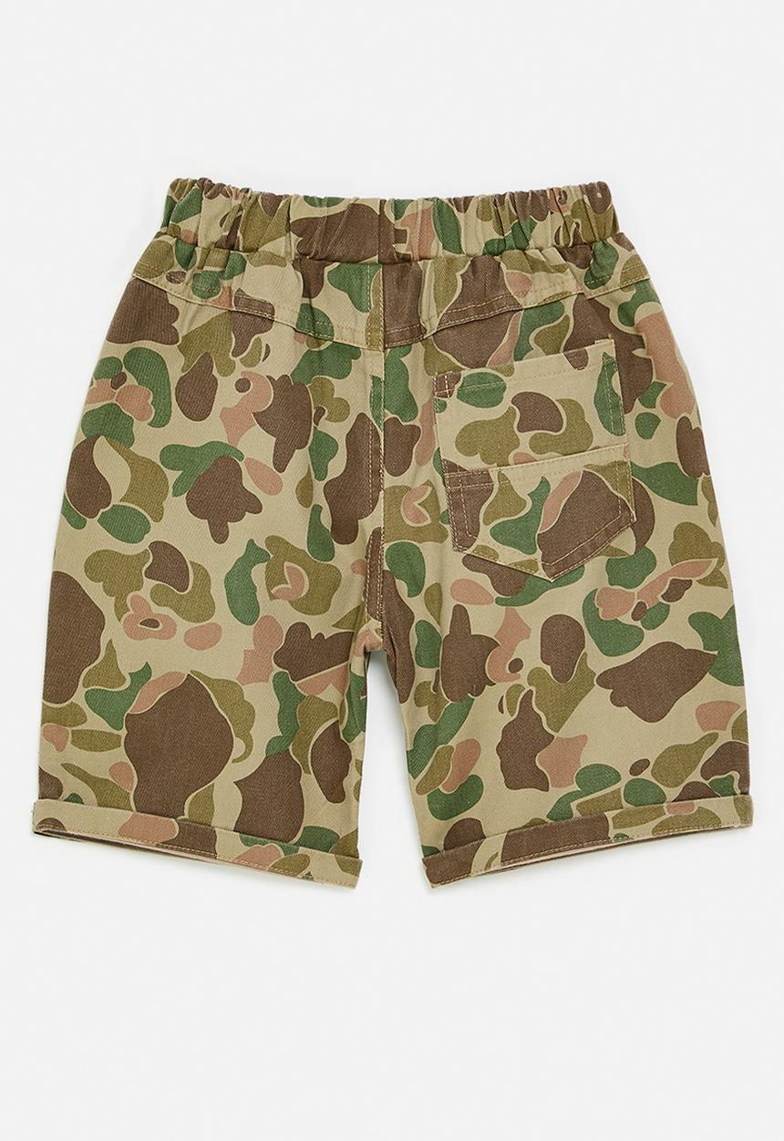 Pop Candy - Camo shorts - multi