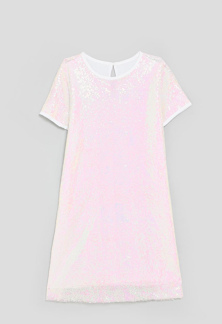 Pop Candy - Short sleeve occasion dress - multi ombre/lumo sequins