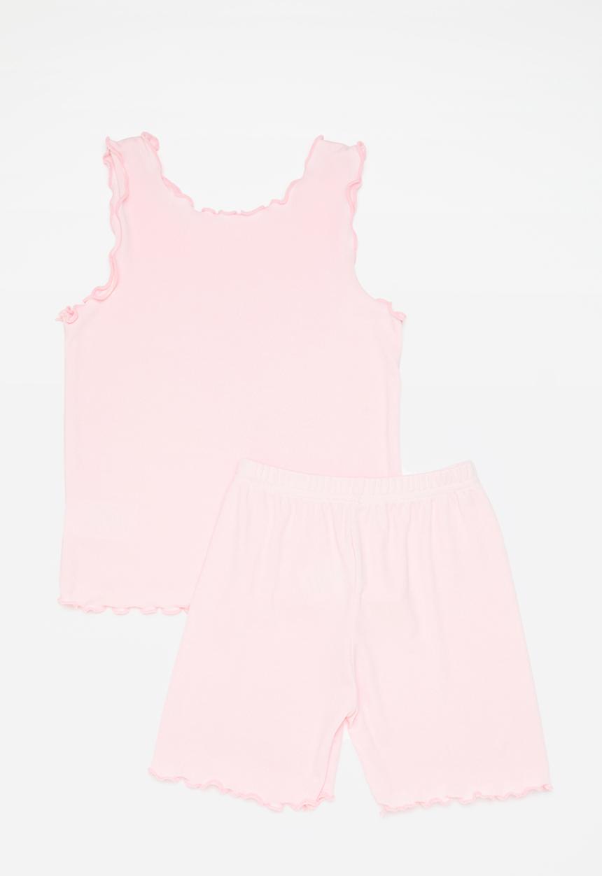 Pop Candy - Vest & shorts pj set - mimi pink