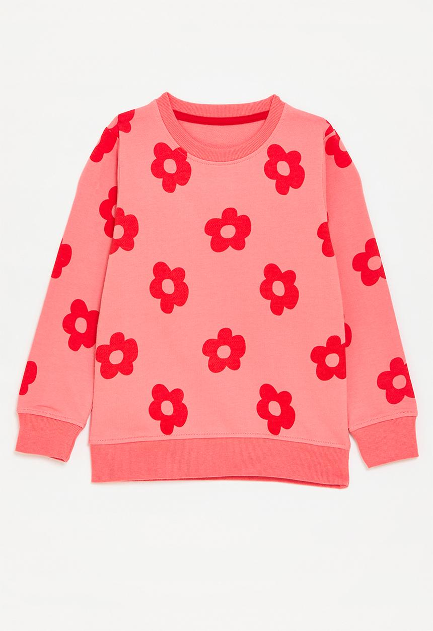 Pop Candy - Printed sweatshirt - pink/flowers