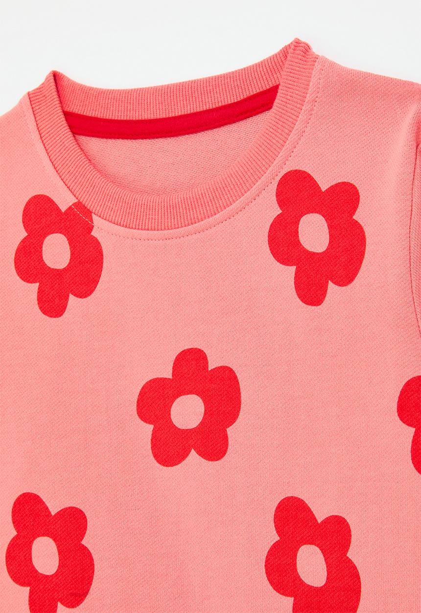Pop Candy - Printed sweatshirt - pink/flowers