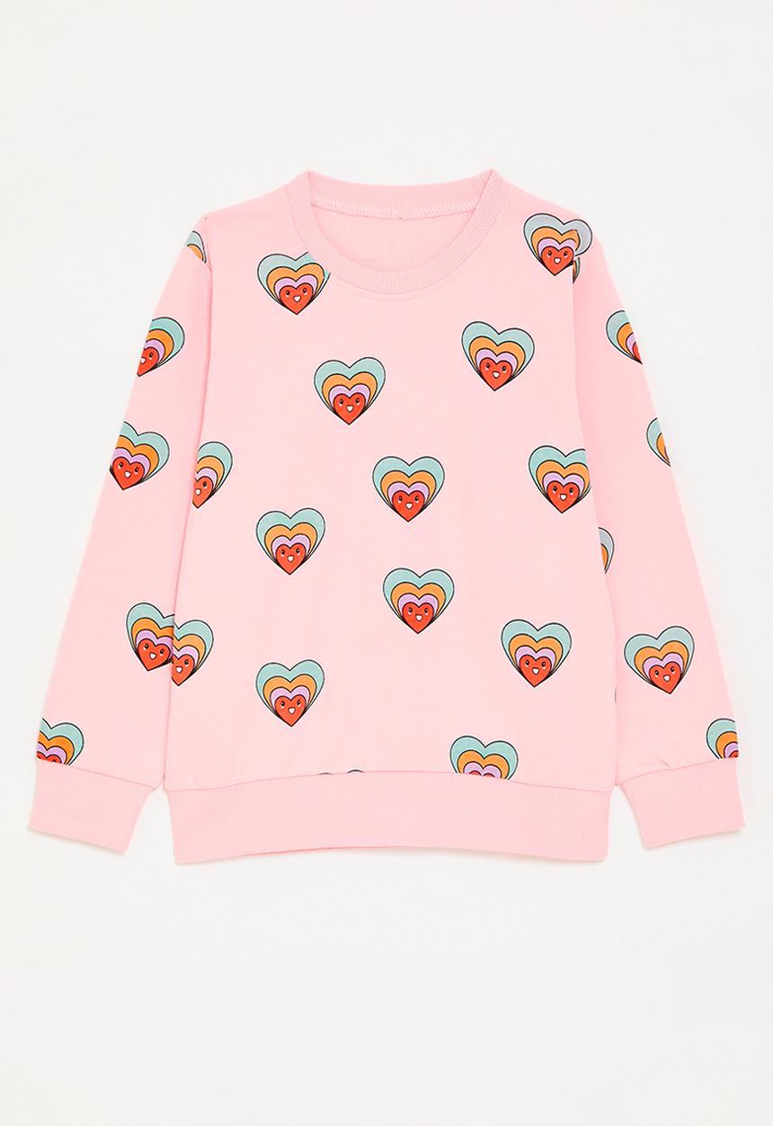 Pop Candy - Printed sweatshirt - pink/hearts