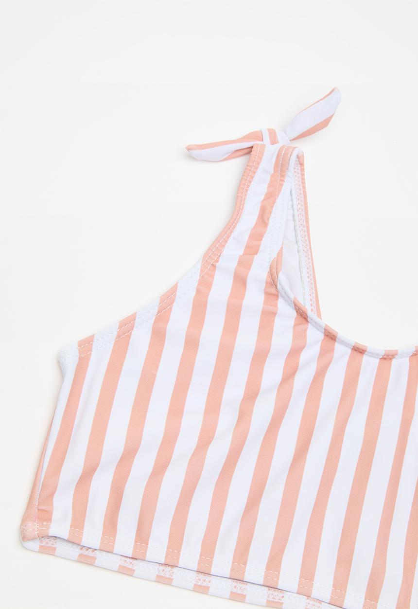 Pop Candy - Stripe 2 Piece bikini set - pink/white