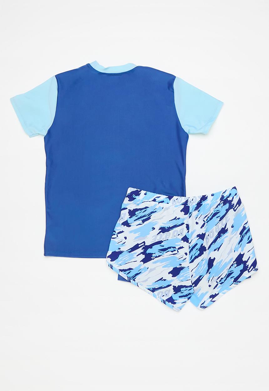 Pop Candy - Surf top and shorts set - blue/multi