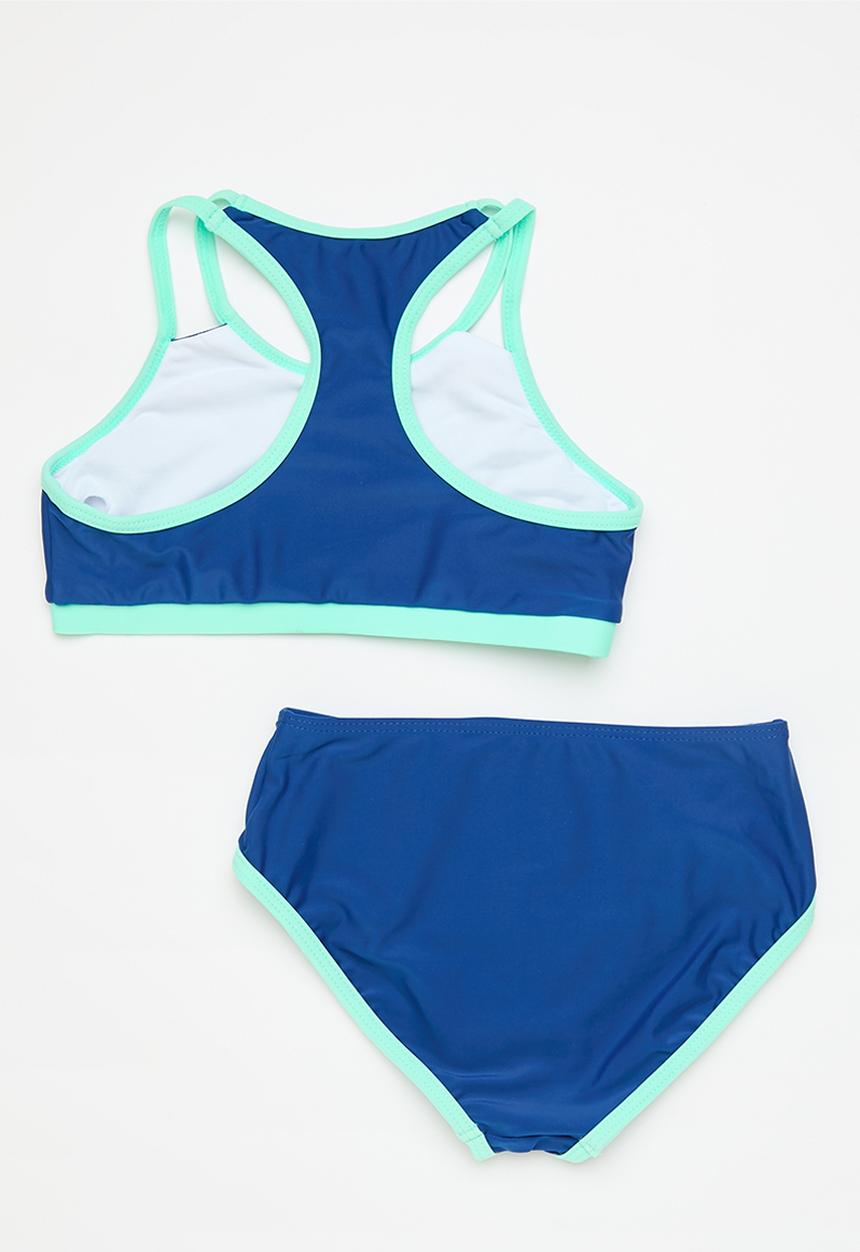 Pop Candy - 2 Piece bikini set - navy/lumo green