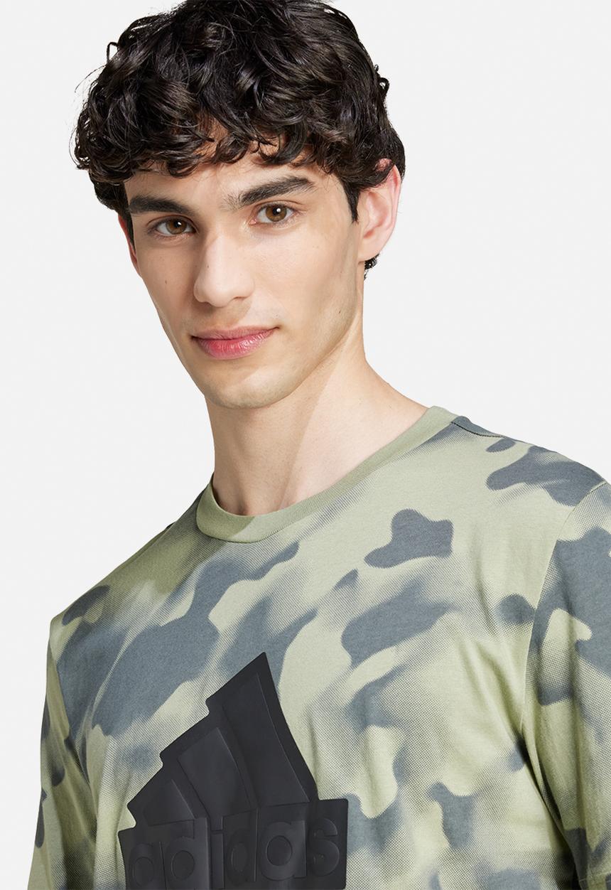 adidas Performance - Future Icons BOS AOP Tee - Green Camo/Multi
