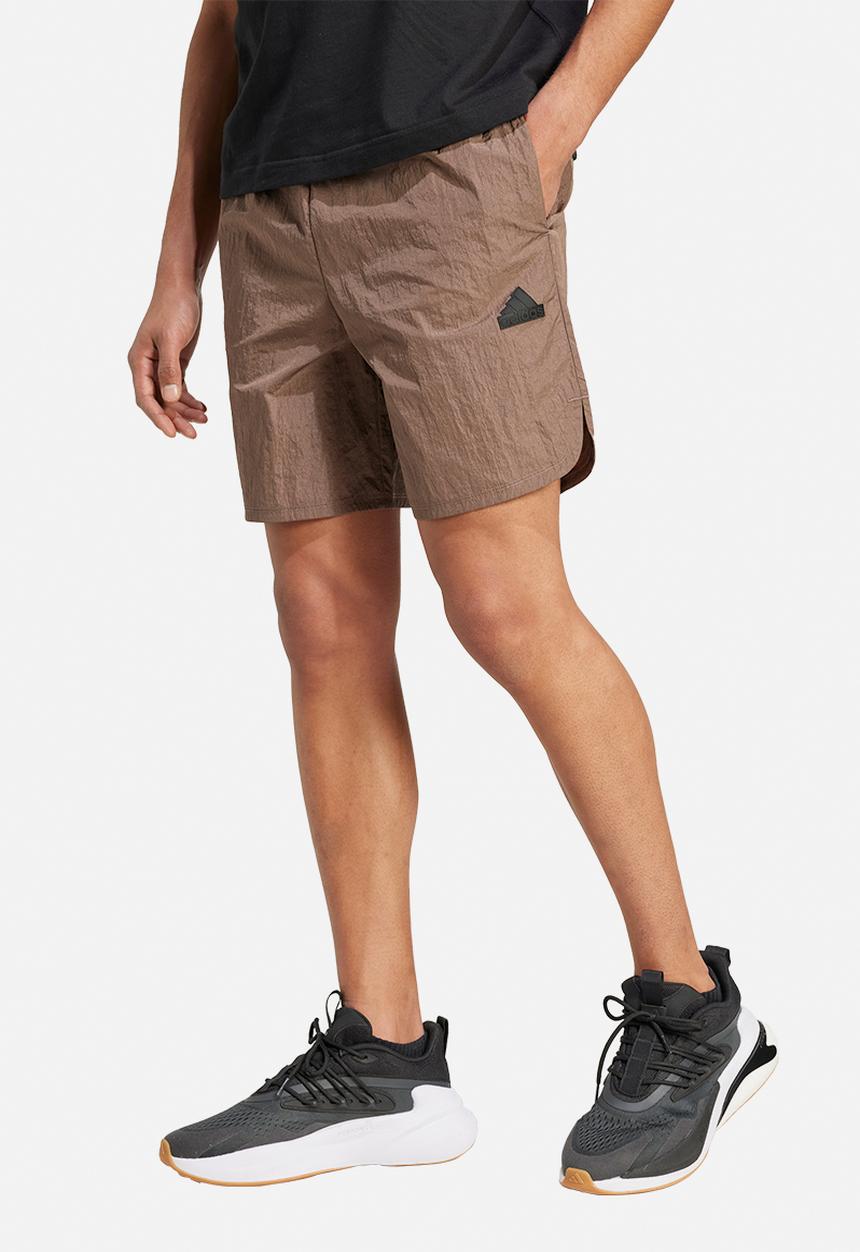 adidas Performance - City Escape Woven Shorts - Brown