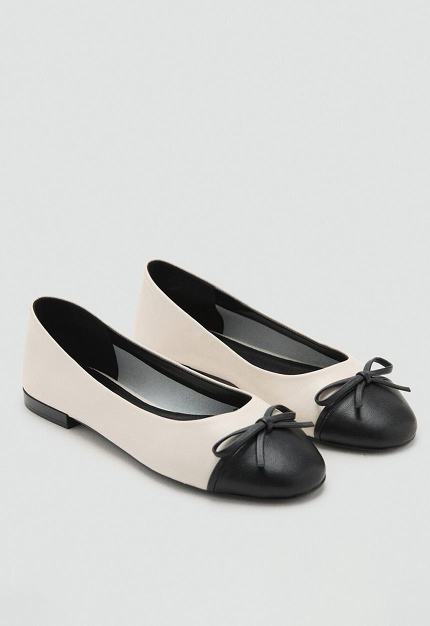 MANGO - Fiona leather pump - white