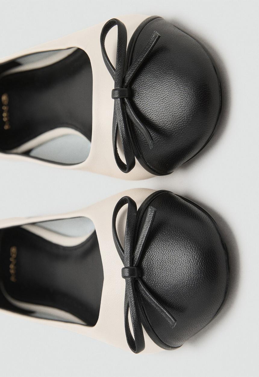 MANGO - Fiona leather pump - white