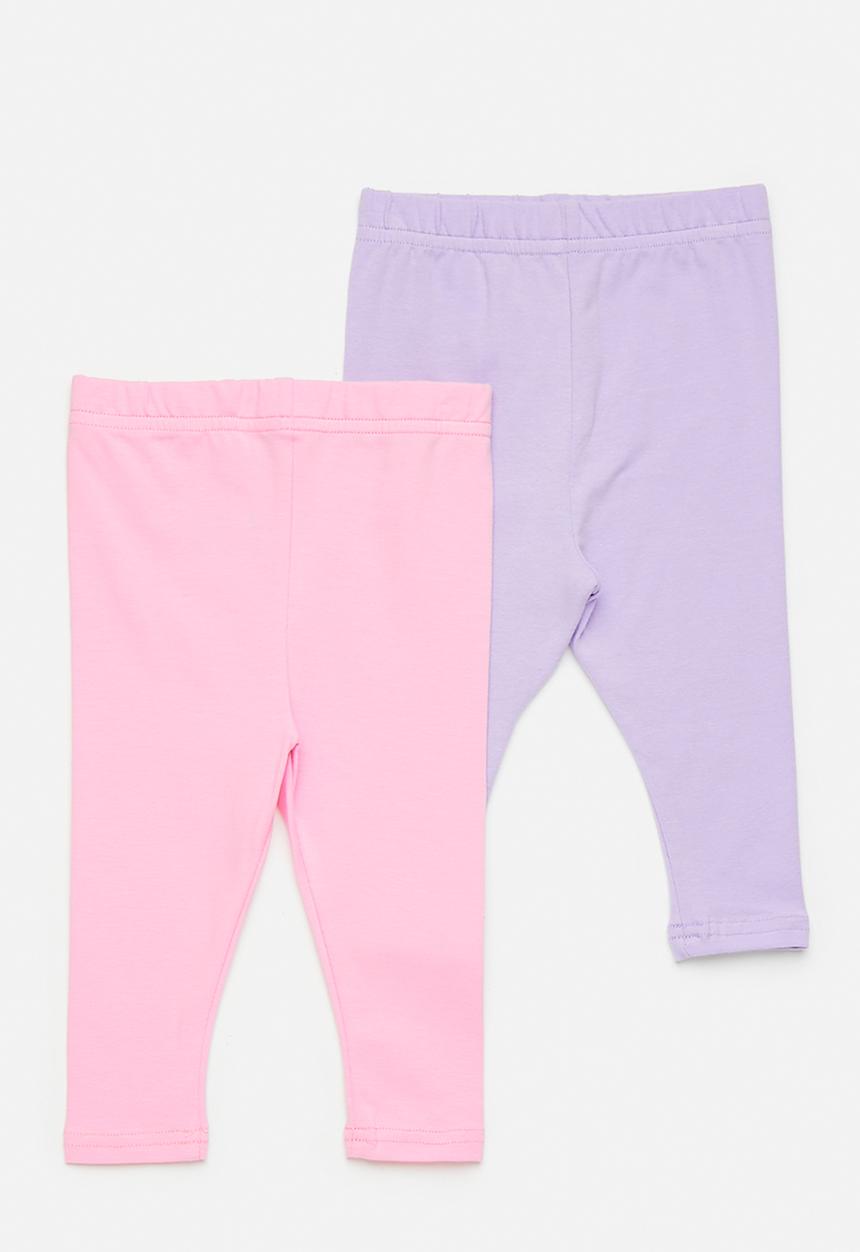 Pop Candy - 2 Pack leggings - lilac/pink