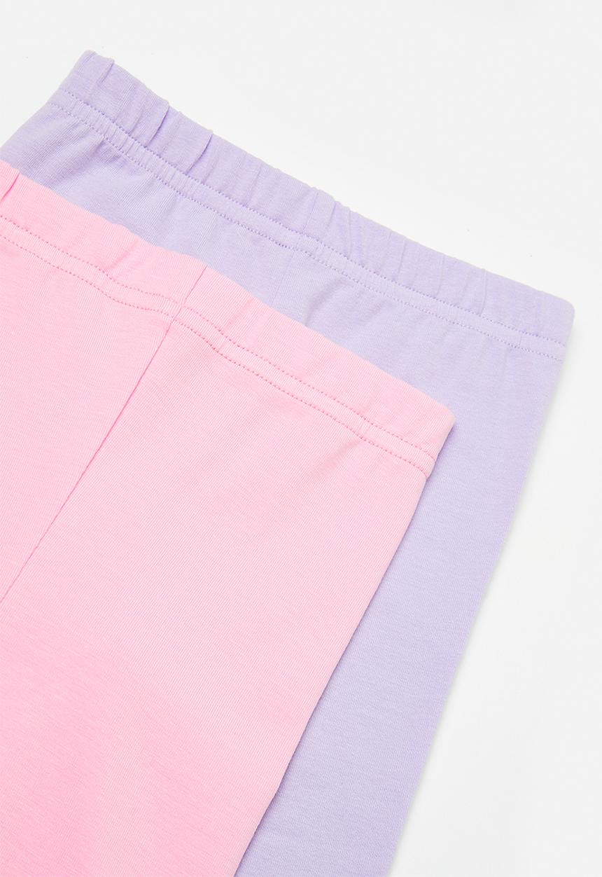 Pop Candy - 2 Pack leggings - lilac/pink