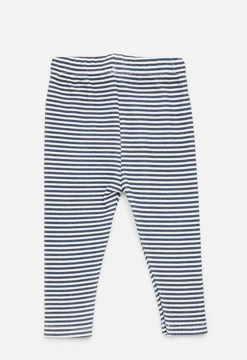 Pop Candy - Leggings - navy stripe