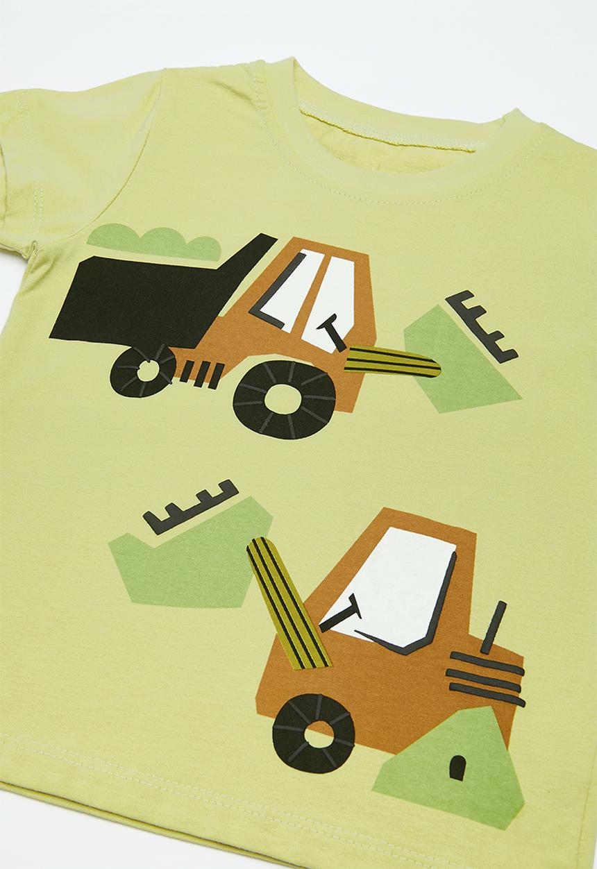 Pop Candy - Trucks graphic tee with shorts - green