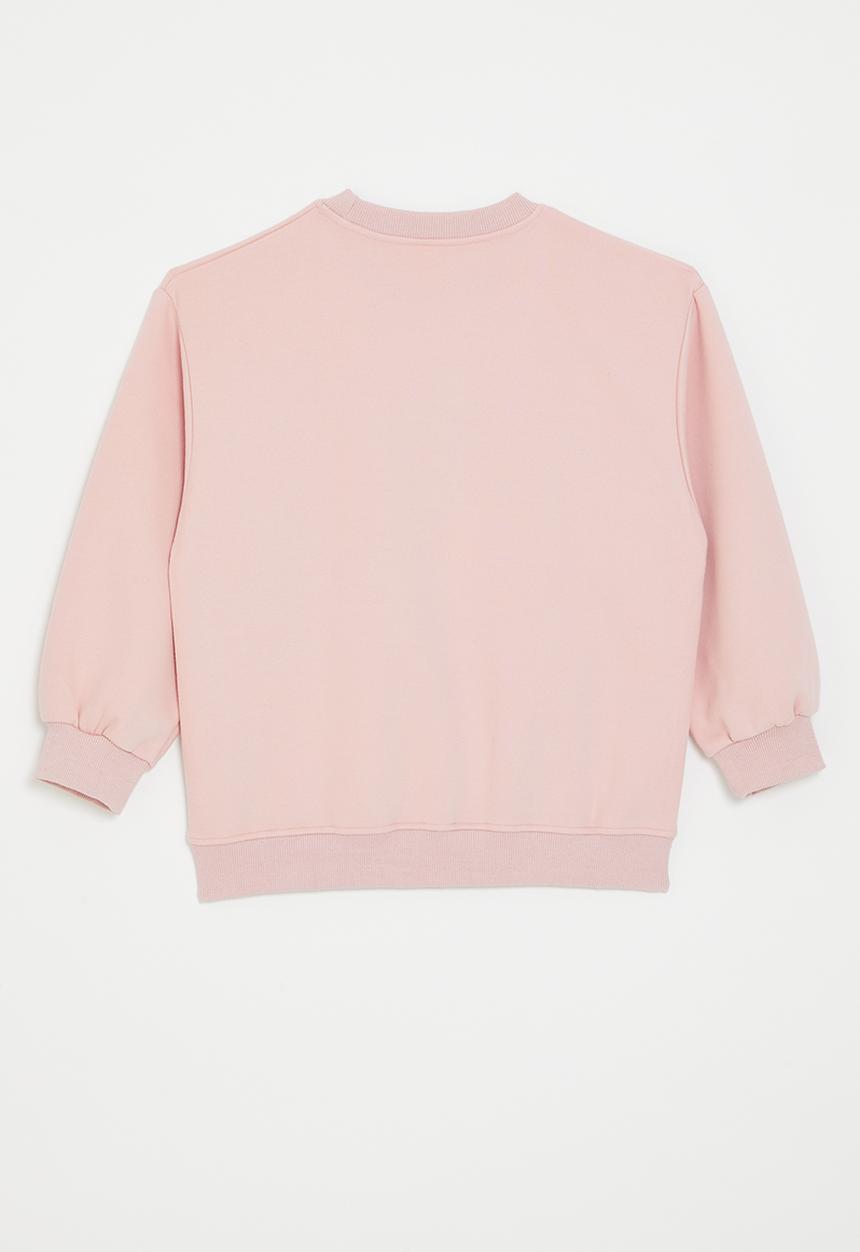 Pop Candy - Heart print sweat top - pink
