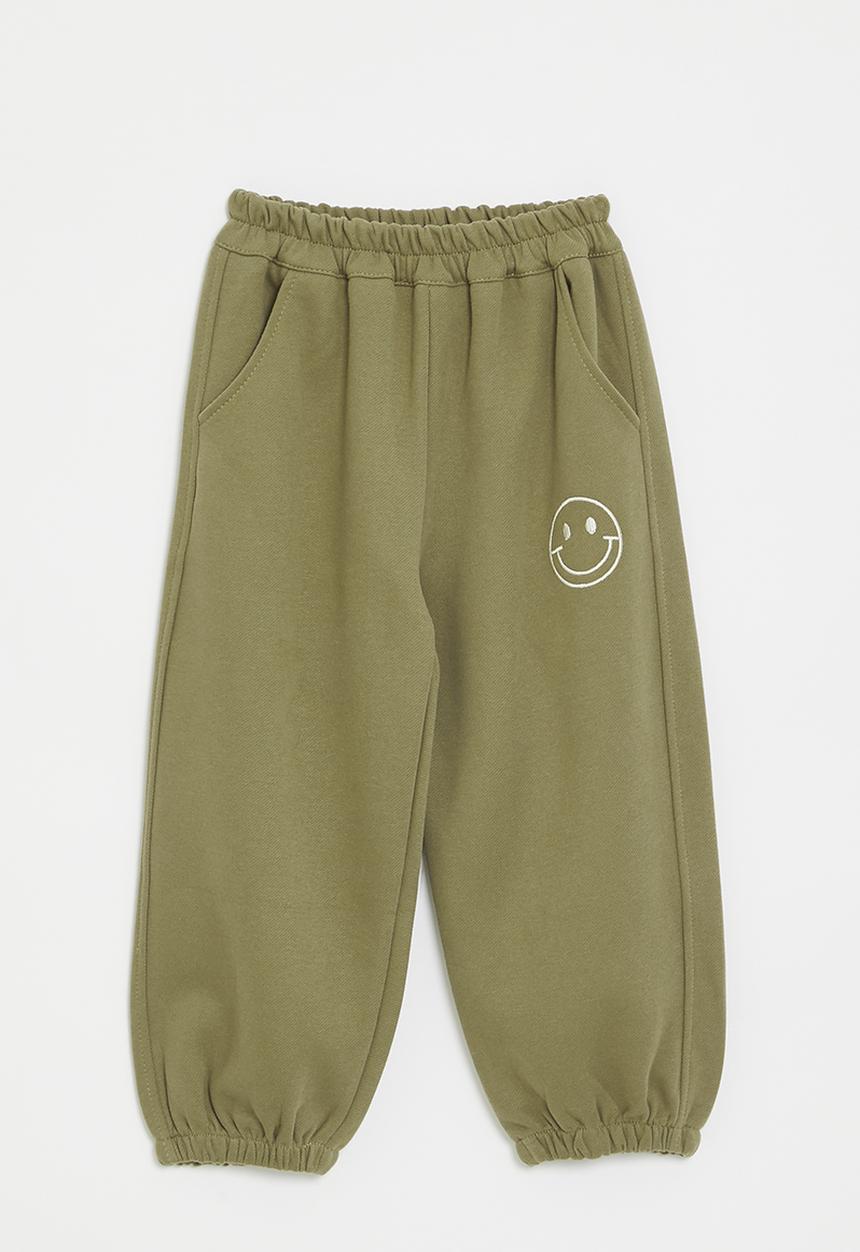 Pop Candy - Cuffed jogger pants - olive green