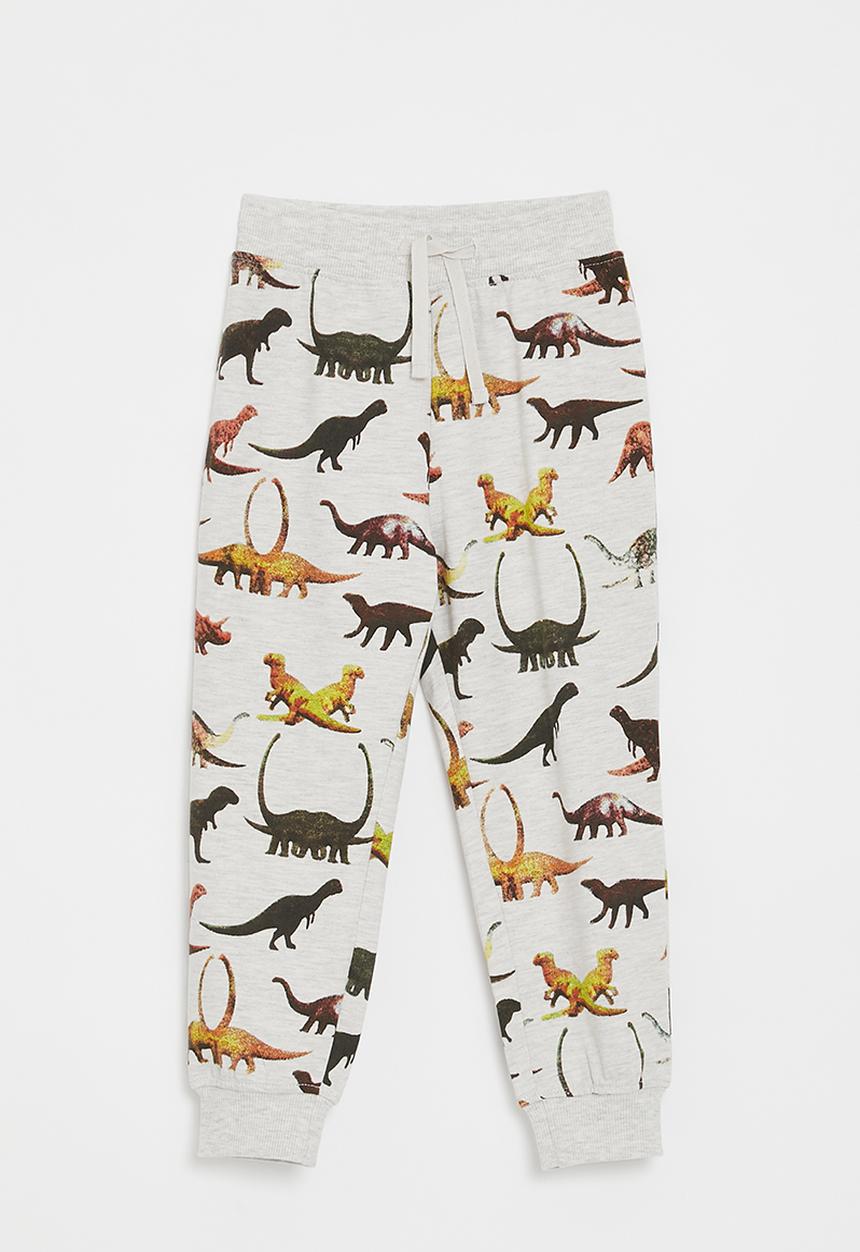 Pop Candy - Printed jogger - light grey/dinos
