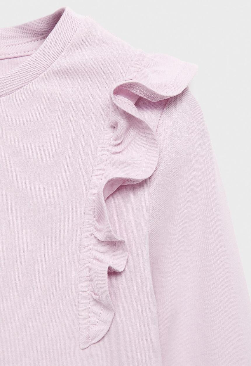 MANGO - T-shirt italy - light pastel purple
