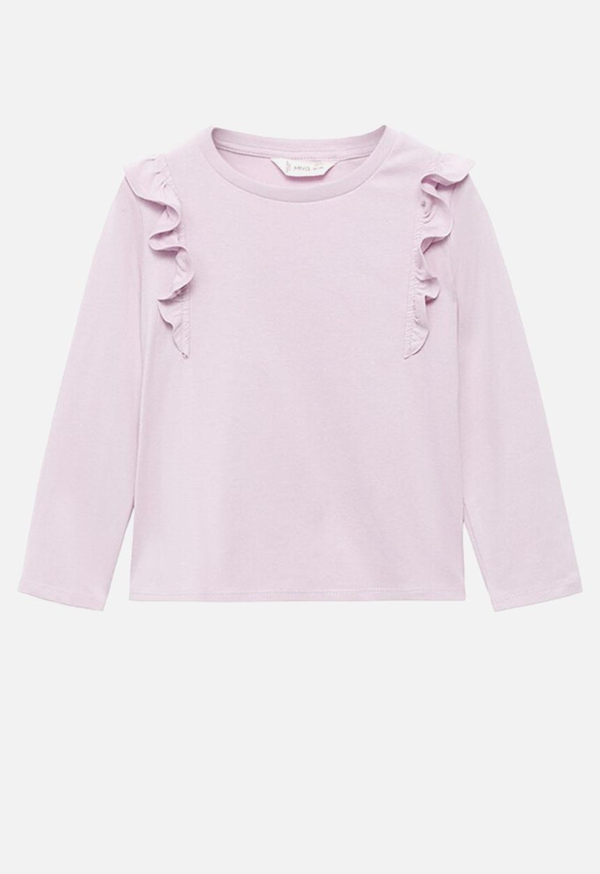 MANGO - T-shirt italy - light pastel purple