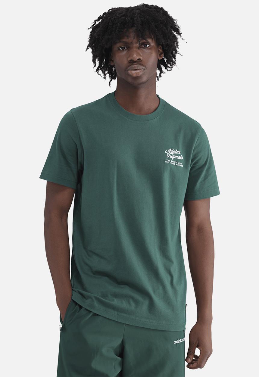 adidas Originals - Diner Text Graphic Tee - College Green