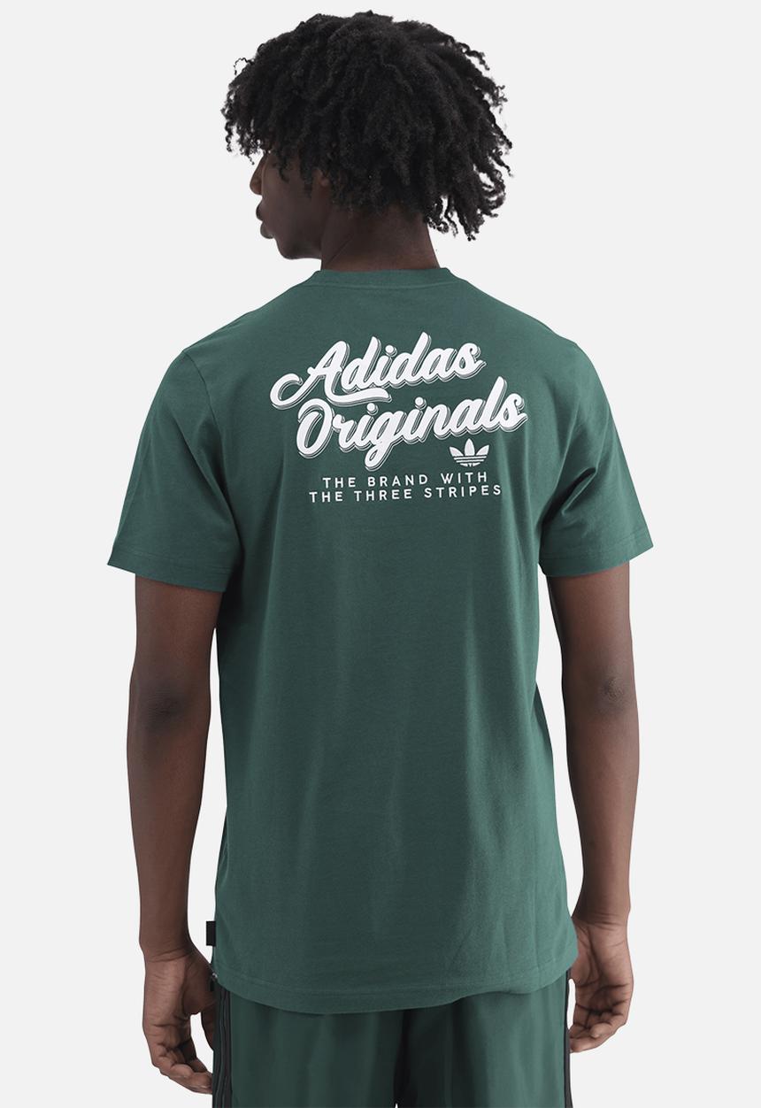 adidas Originals - Diner Text Graphic Tee - College Green
