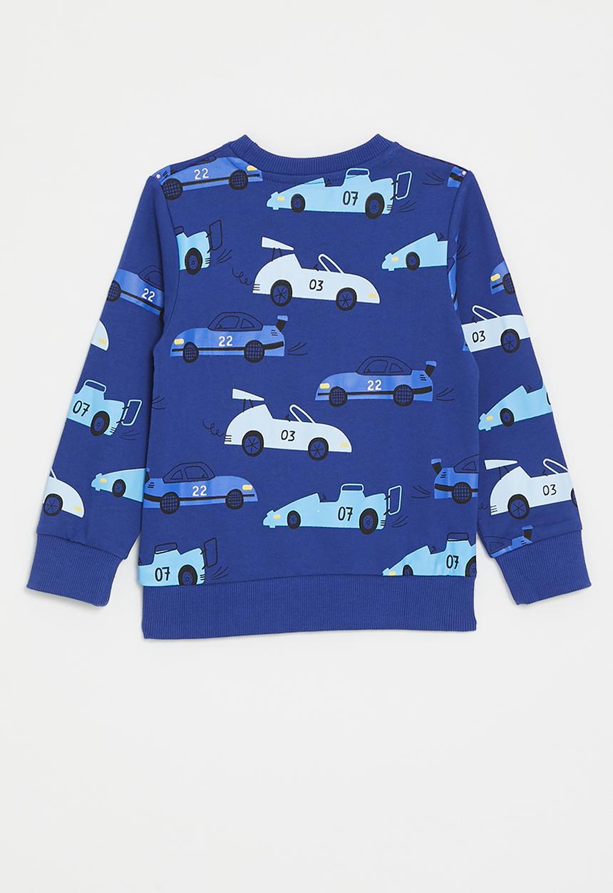 Pop Candy - Printed sweatshirt - navy/cars