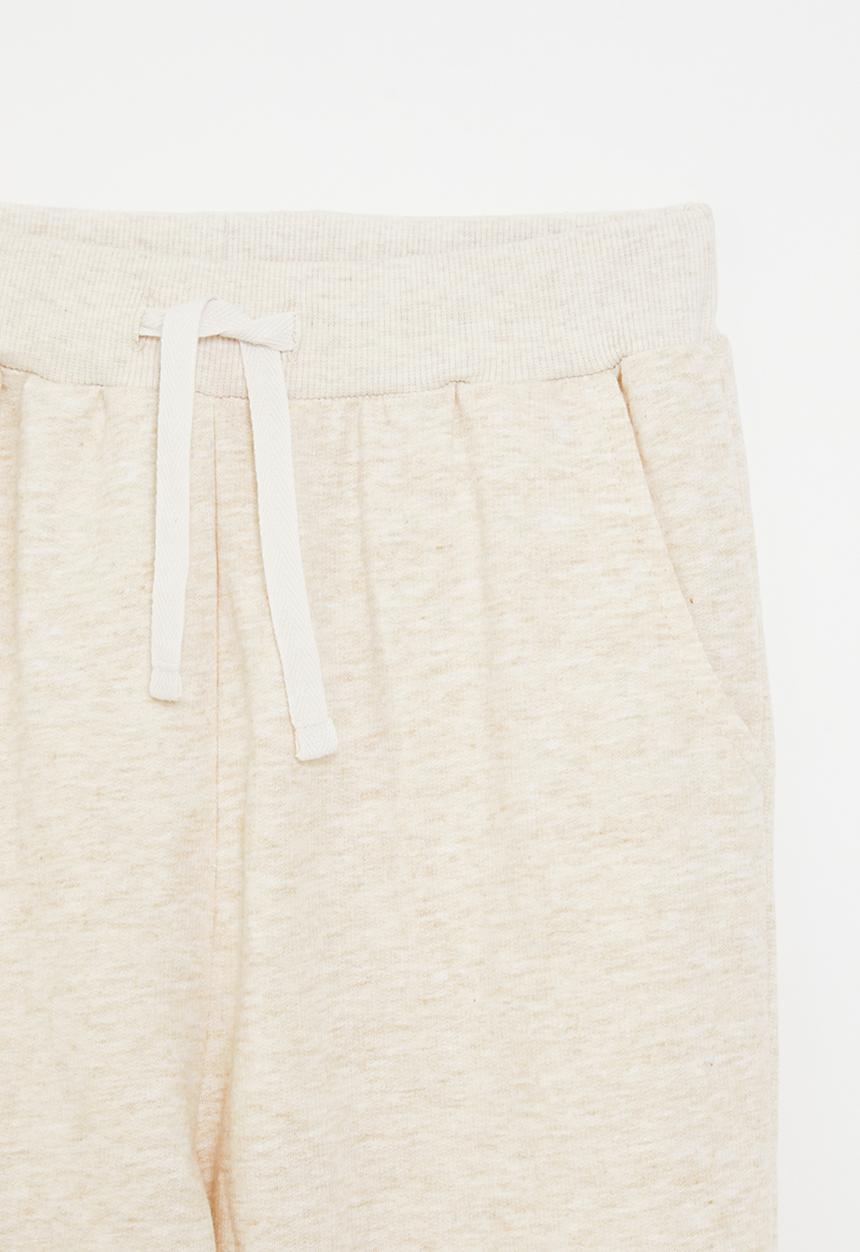 Pop Candy - Melange joggers - ivory