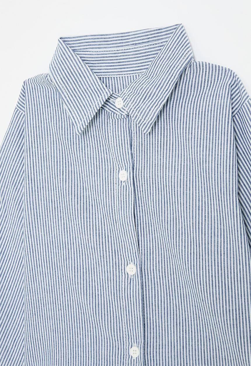 Pop Candy - Candy striped shirt - blue
