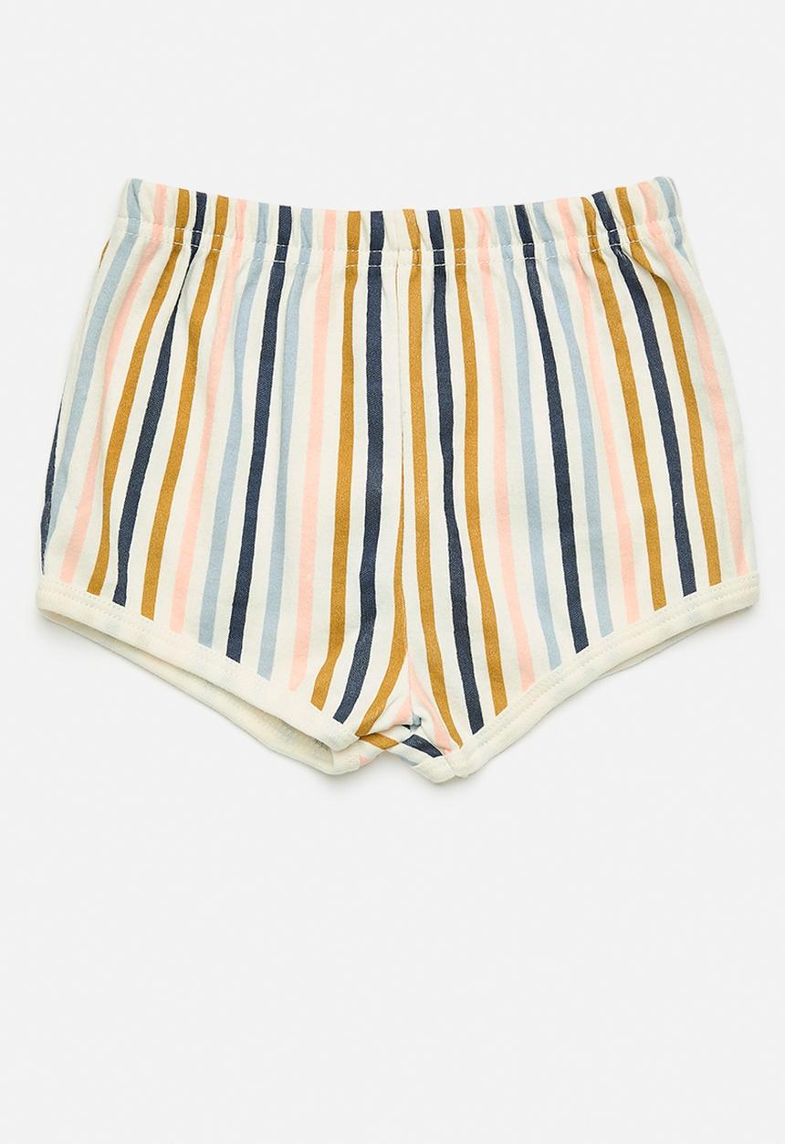 Pop Candy - Dolphin shorts - multi stripes