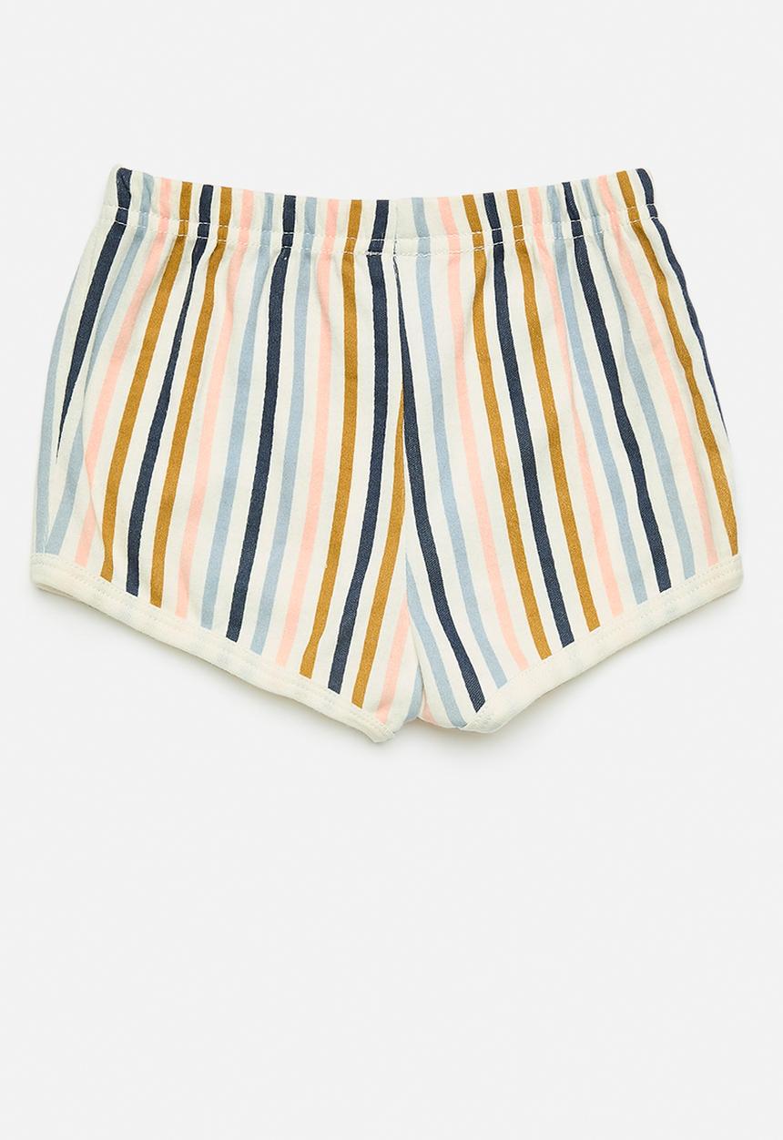 Pop Candy - Dolphin shorts - multi stripes