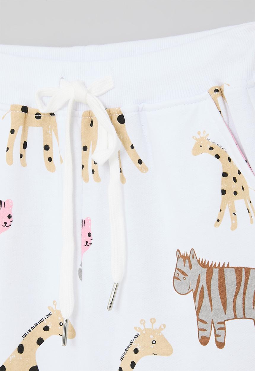 Pop Candy - Printed shorts - white