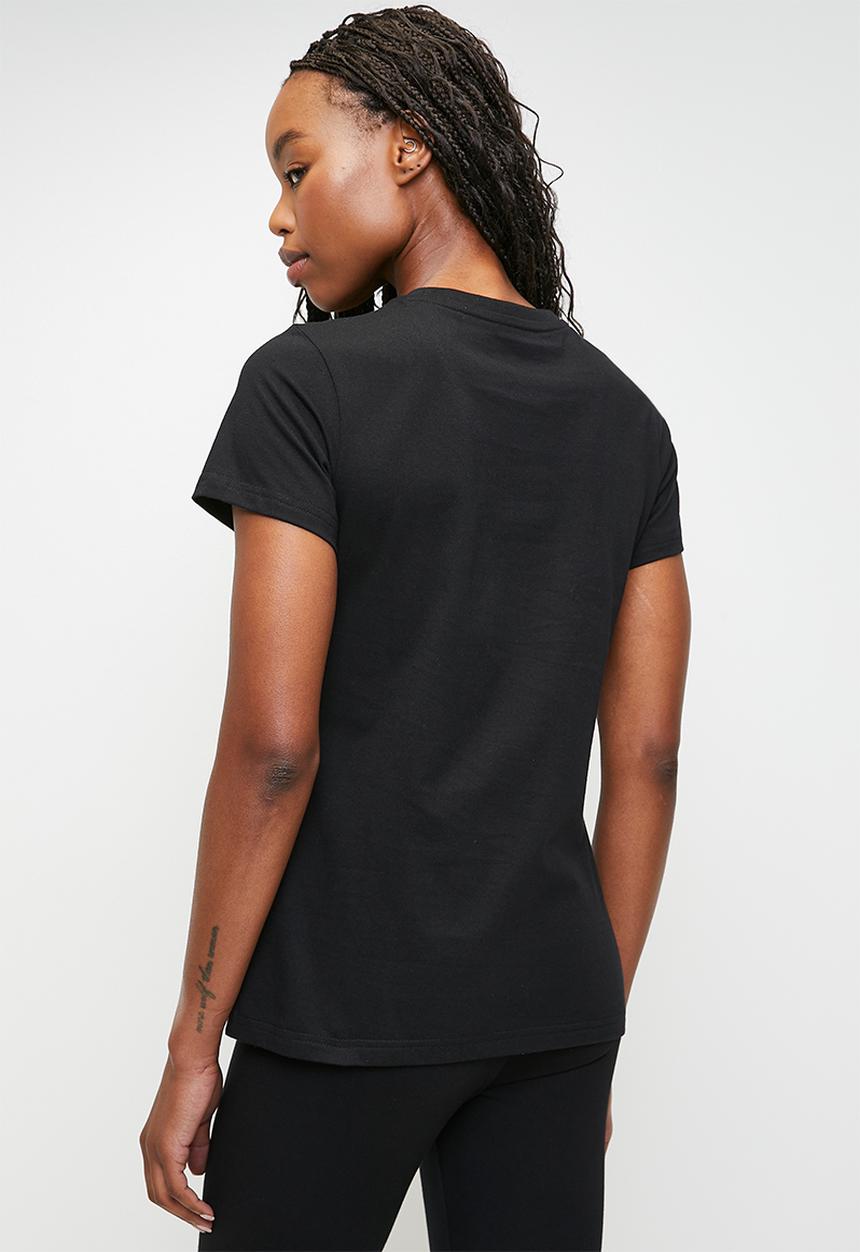 PUMA - ESS Logo Lab Tee W - PUMA Black