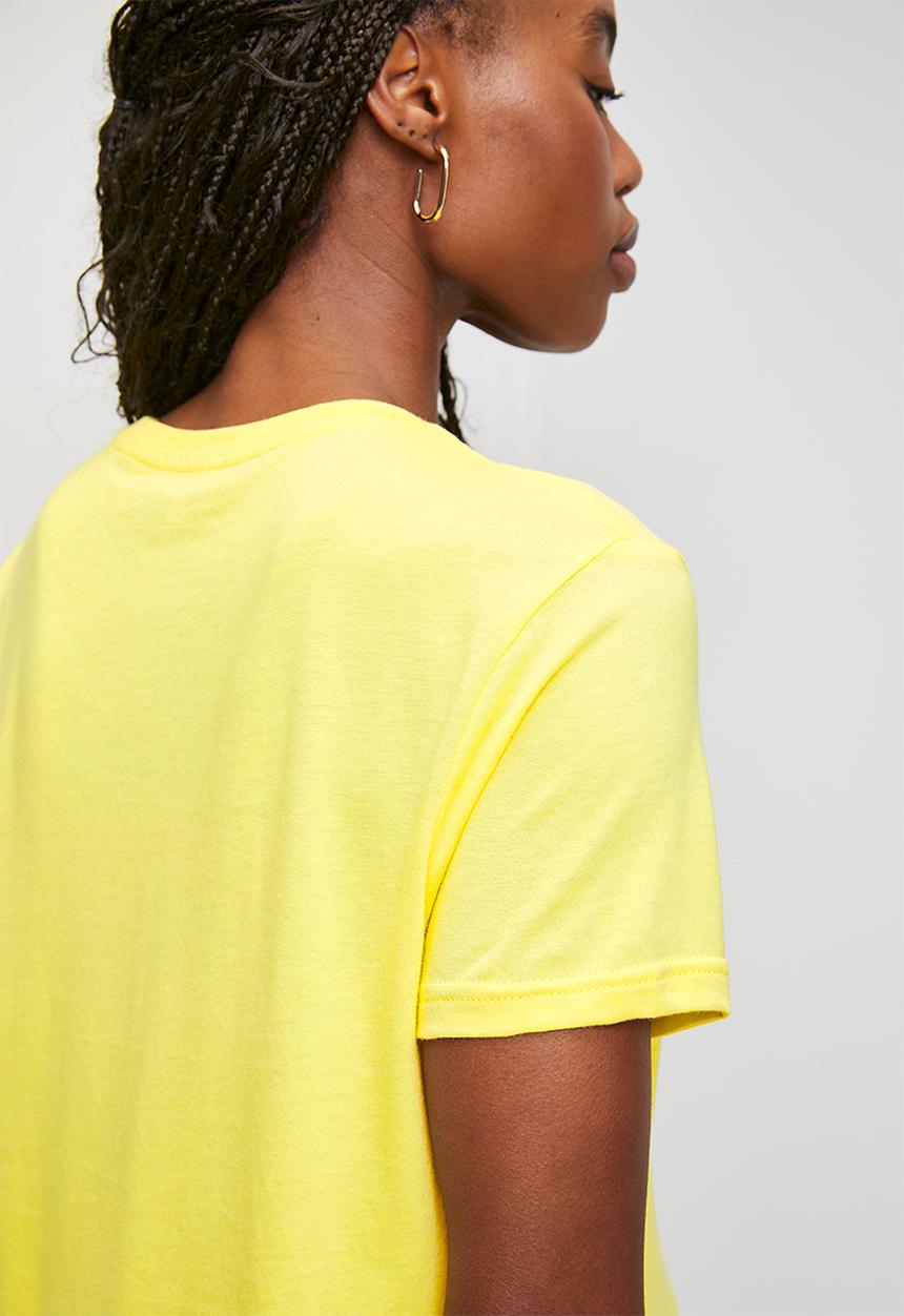 POLO - Wmn claire ss T-shirt - yellow