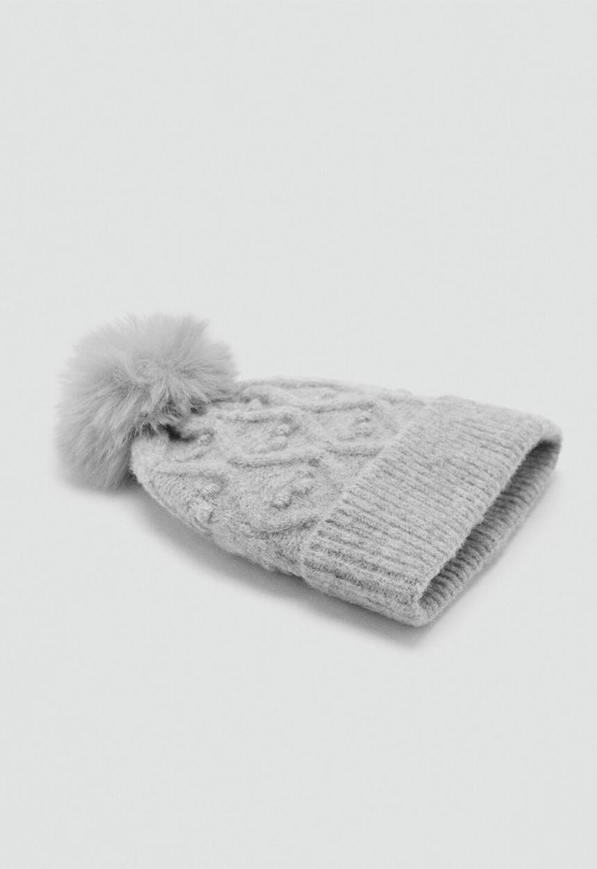 MANGO - Beanie BOLITAG - Grey