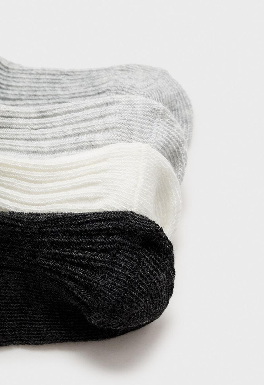 MANGO - Socks gris - grey