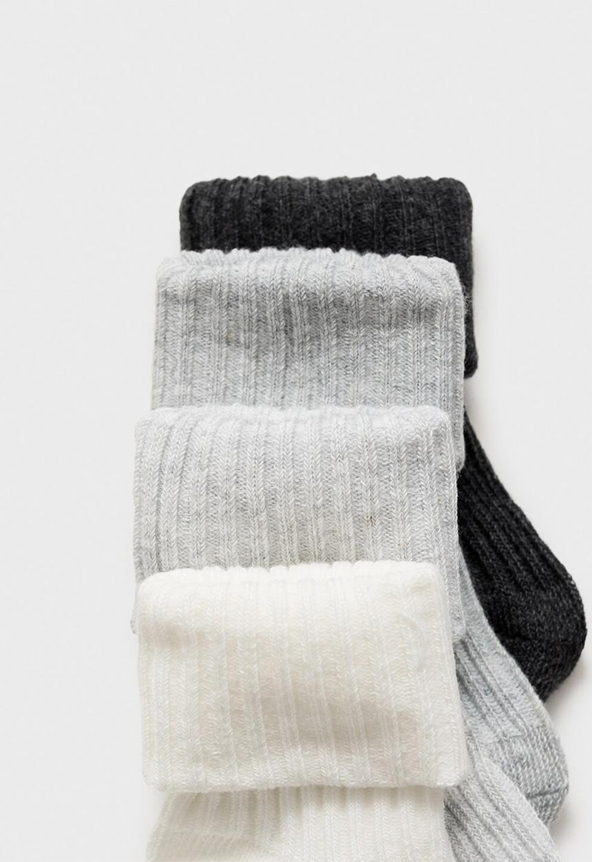 MANGO - Socks gris - grey
