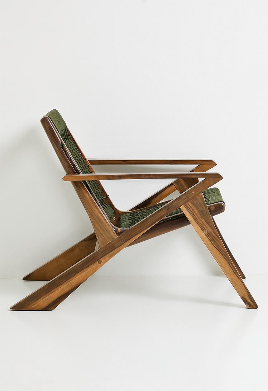 Homewood - Zuri Occasional Chair - Natural & Olive