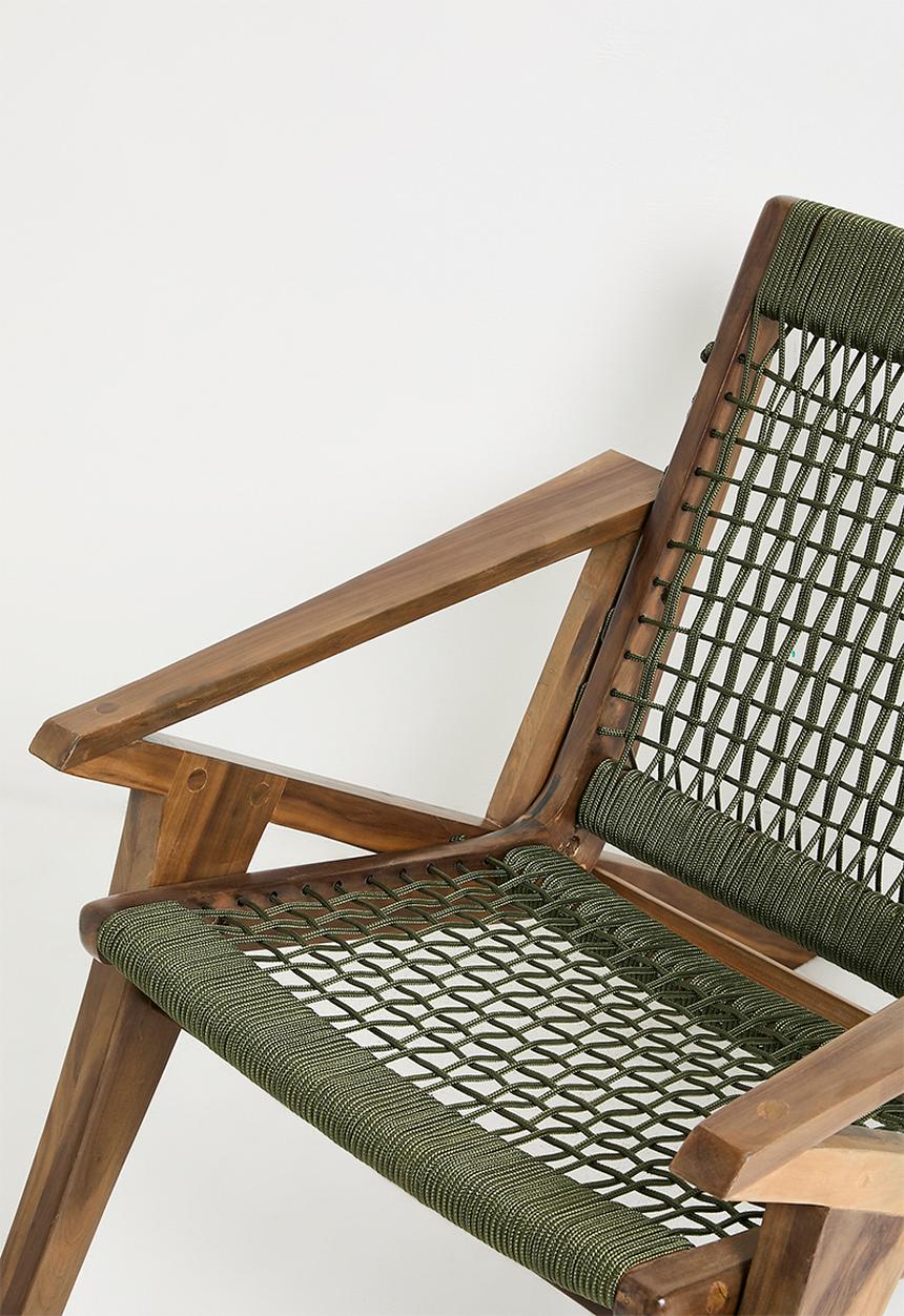 Homewood - Zuri Occasional Chair - Natural & Olive