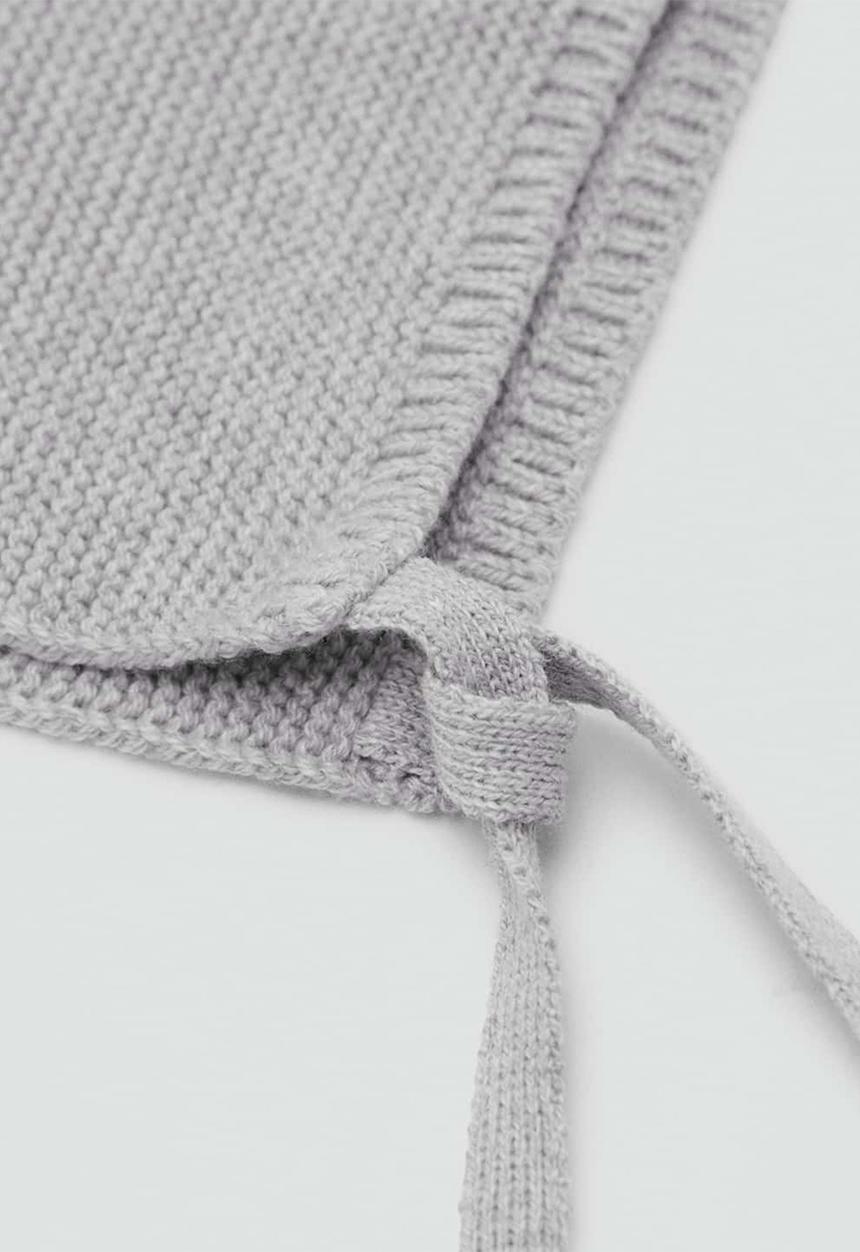 MANGO - Beanie bobab - medium gray