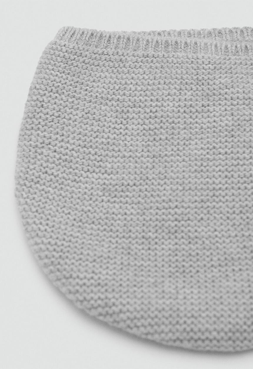 MANGO - Beanie bobab - medium gray