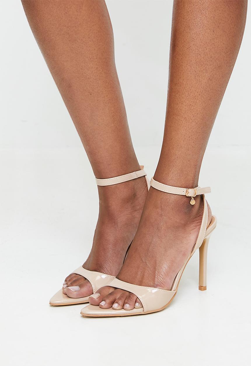Miss Black - Camisol 2 toe loop stiletto heel - neutral