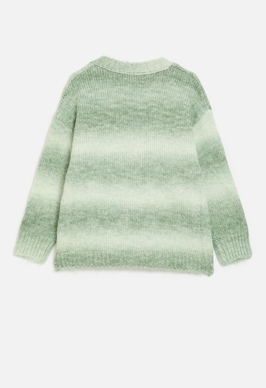 Pop Candy - Tie dye cardigan - light green