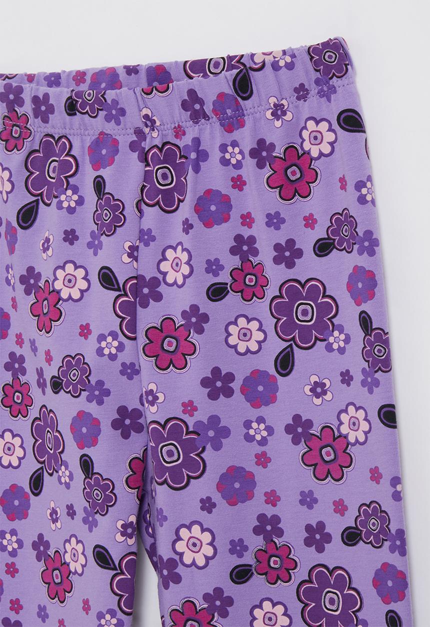 Pop Candy - Printed leggings - purple/floral