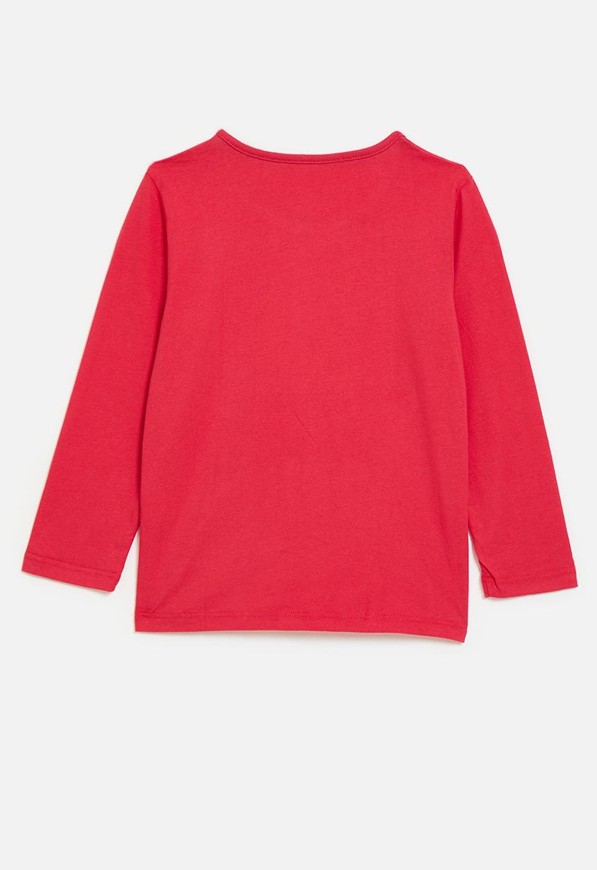Pop Candy - Printed tee - red/pink unicorn