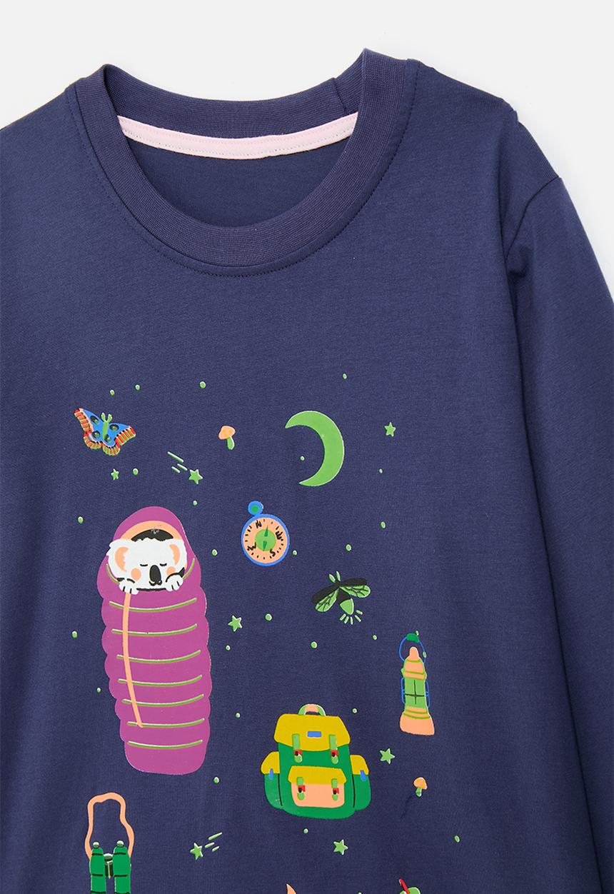 Pop Candy - Printed t-shirt - black/space